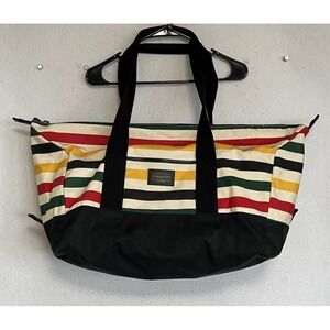 Pendleton Weekender Tote Duffle-bag Hudson Bay Striped Canopy Canvas Extra Large